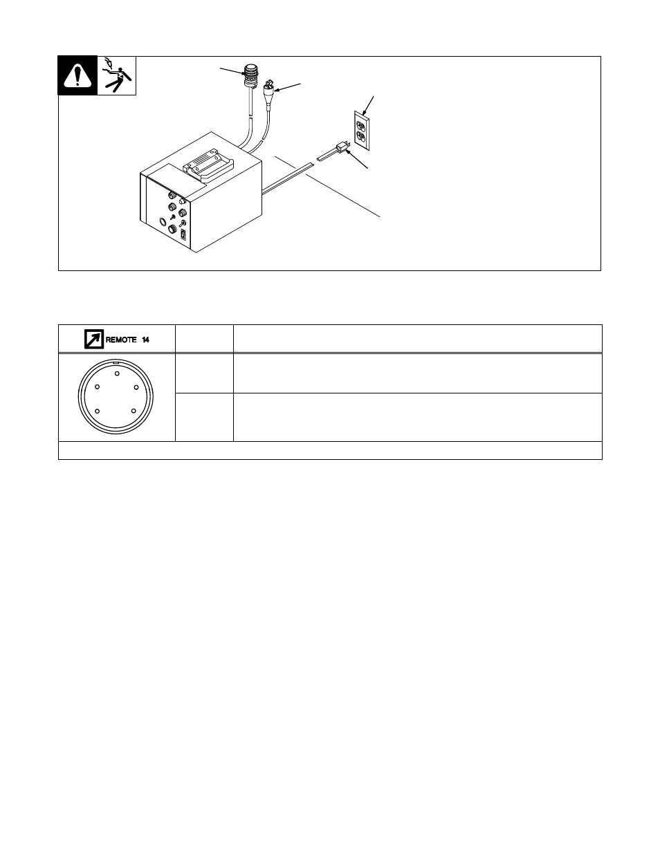 5. input power connection, 6. contact closure connections | Hobart Welding Products HWC-115A User Manual | Page 9 / 20
