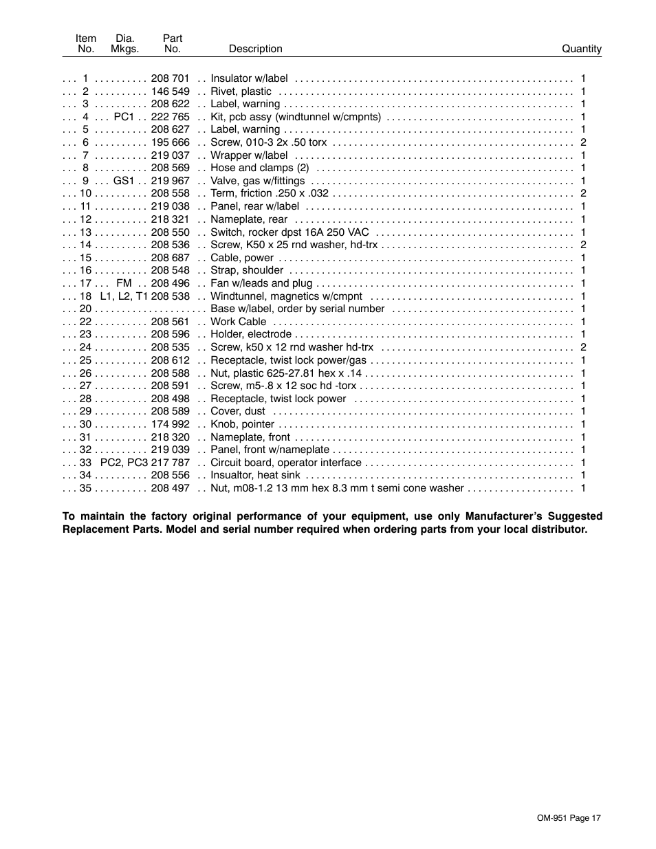 Hobart Welding Products 150 STI User Manual | Page 19 / 24