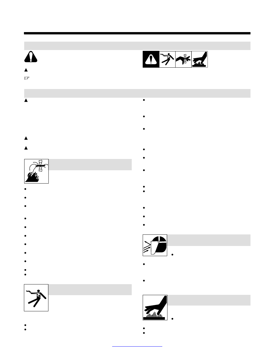 Signification des symboles, Dangers liés au soudage par points, 1. signification des symboles | 2. dangers liés au soudage par points | Hobart Welding Products HSW 25 User Manual | Page 7 / 24