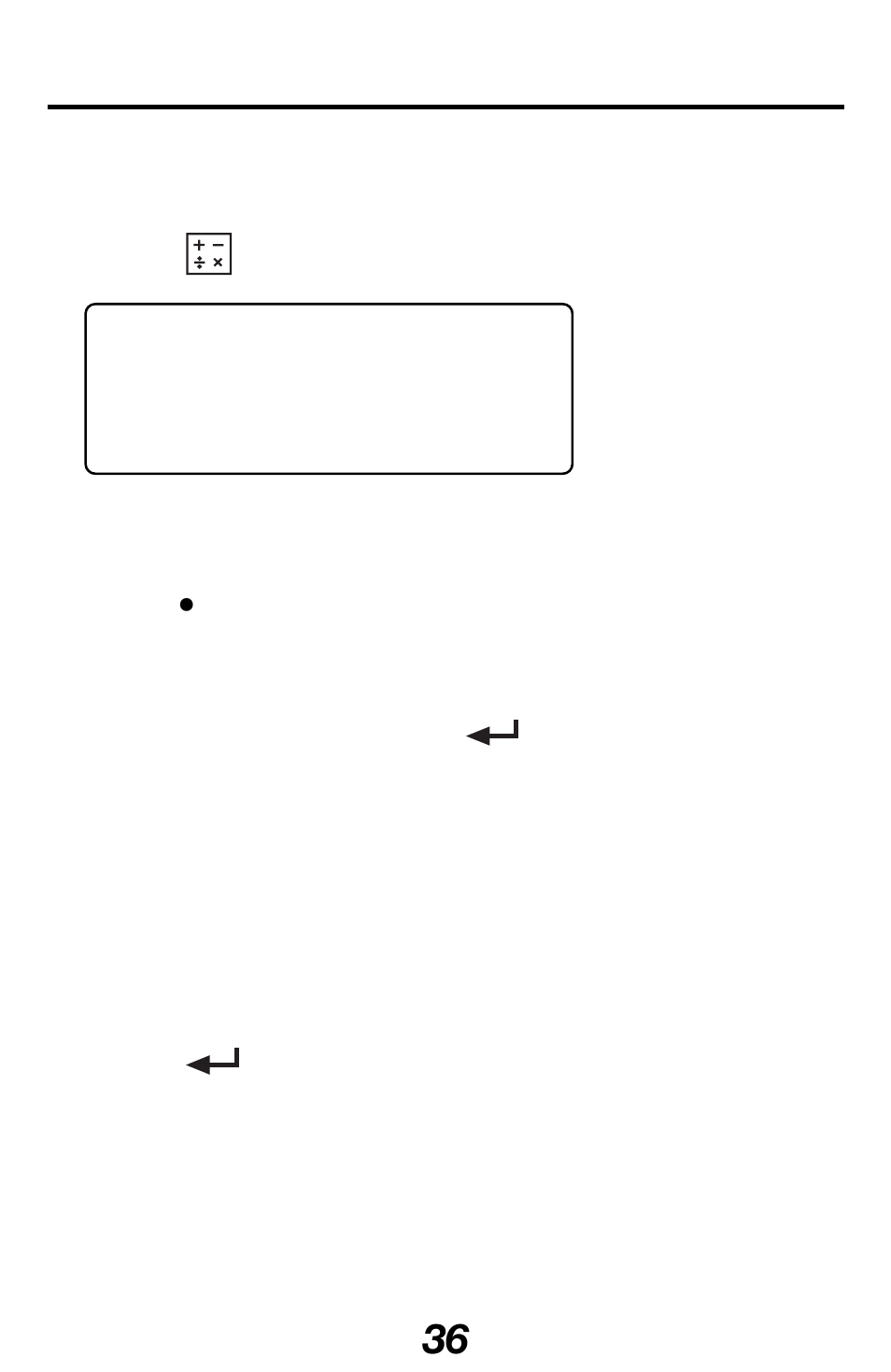 Using the calculator, Making a calculation | Franklin Executive Organizer RF-1000 User Manual | Page 37 / 52