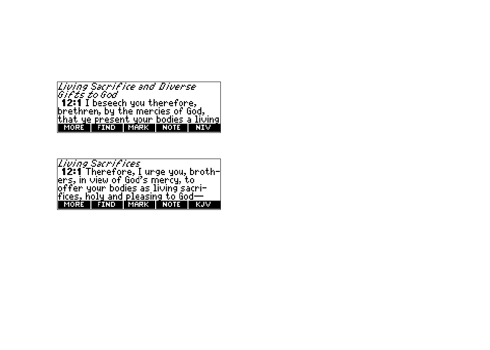 Franklin HOLY BIBLE BIB-1450 User Manual | Page 11 / 35