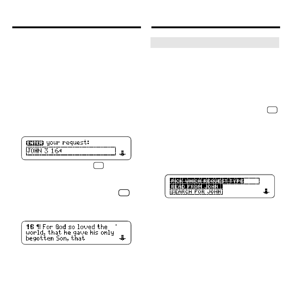 Finding bible verses | Franklin KJB-640 User Manual | Page 12 / 19