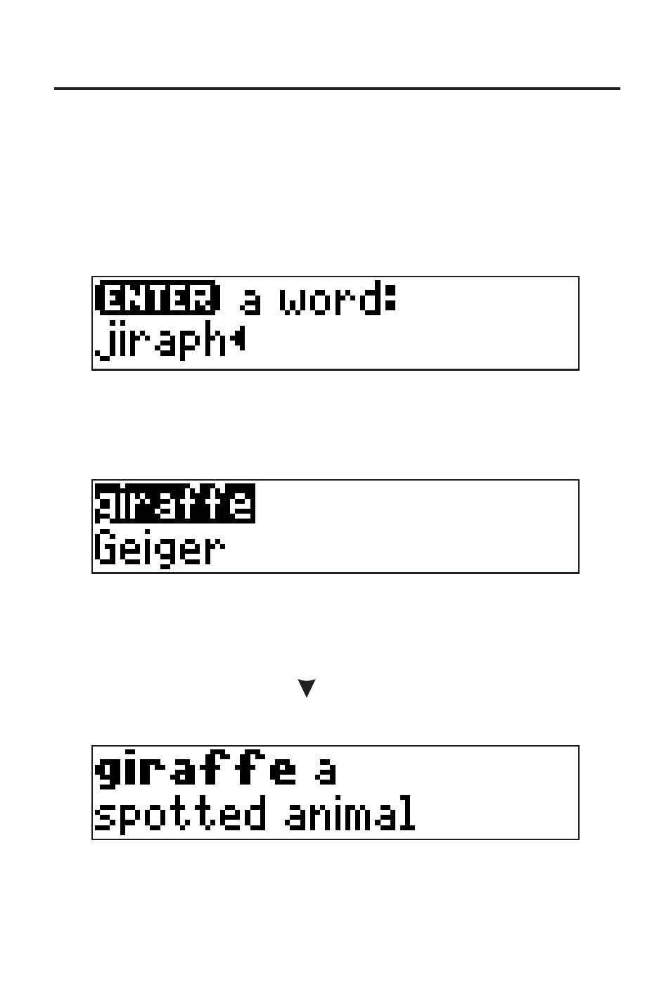 Correcting misspellings | Franklin Talking Children's Dictionary KID-1240 User Manual | Page 8 / 24