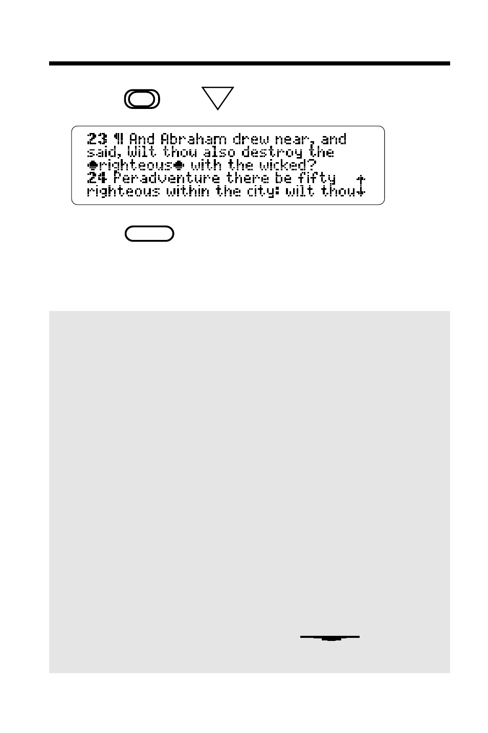 Words too common to search, Understanding verse markings | Franklin HOLY BIBLE KING JAMES VERSION IC-119 User Manual | Page 25 / 42