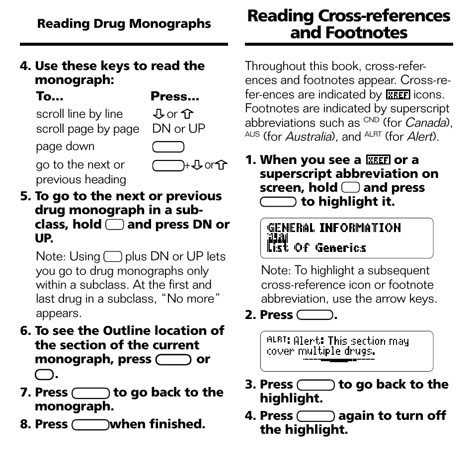 Franklin Nursing97 Drug Handbook NDH-2062 User Manual | Page 14 / 20