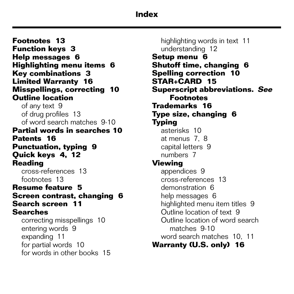 Franklin Nursing97 Drug Handbook NDH-2062 User Manual | Page 19 / 20