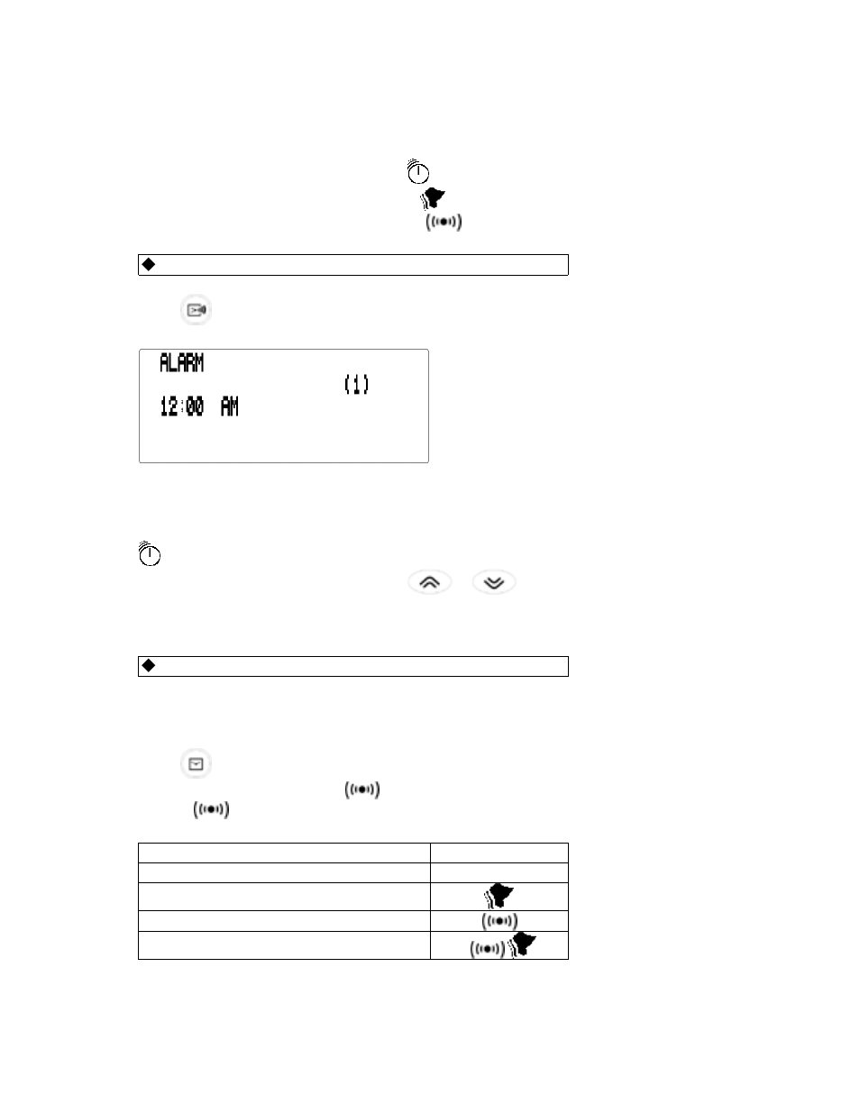 Setting the alarms | Franklin Compact Electronic Organizer RF-8050 User Manual | Page 11 / 32