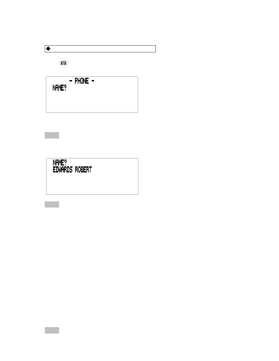 Using the telephone directory | Franklin Compact Electronic Organizer RF-8050 User Manual | Page 13 / 32