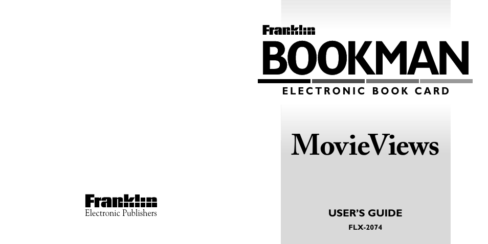 Franklin FLX-2074 User Manual | 19 pages