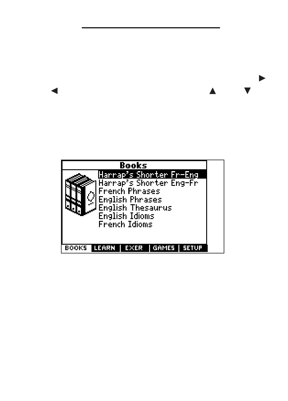 Using the main menu, Understanding the menus | Franklin Dictionnaire FQS-1870 User Manual | Page 20 / 98