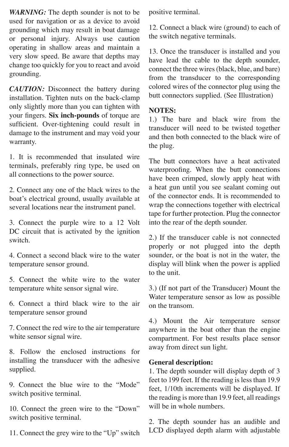 Faria Instruments IS0246 User Manual | Page 3 / 6