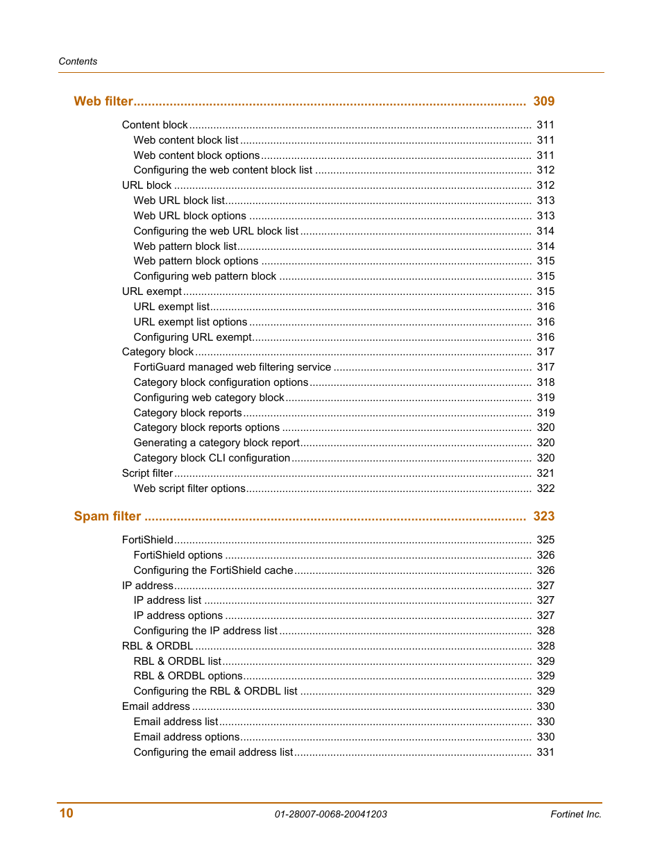 Fortinet 100A User Manual | Page 10 / 374