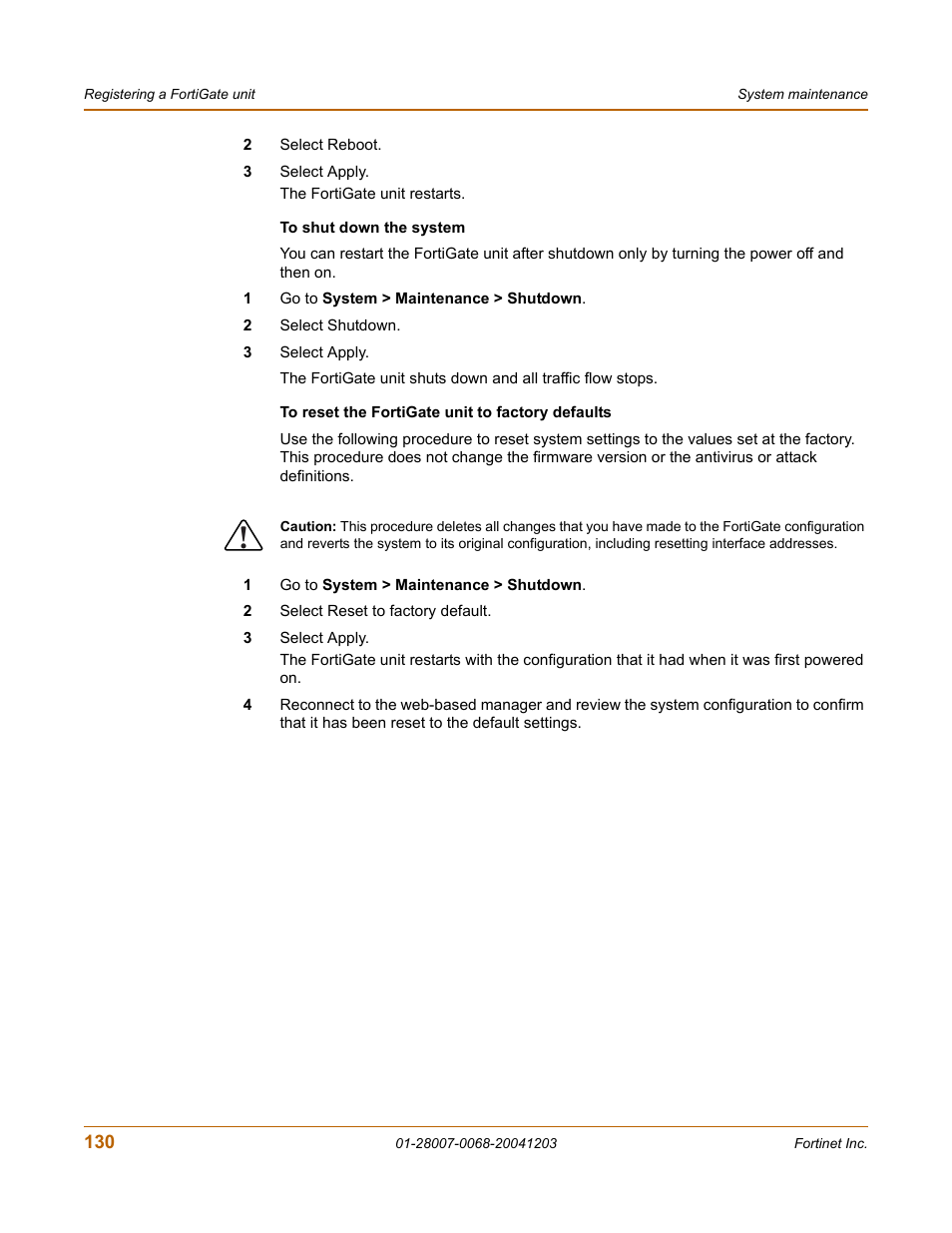 Fortinet 100A User Manual | Page 130 / 374