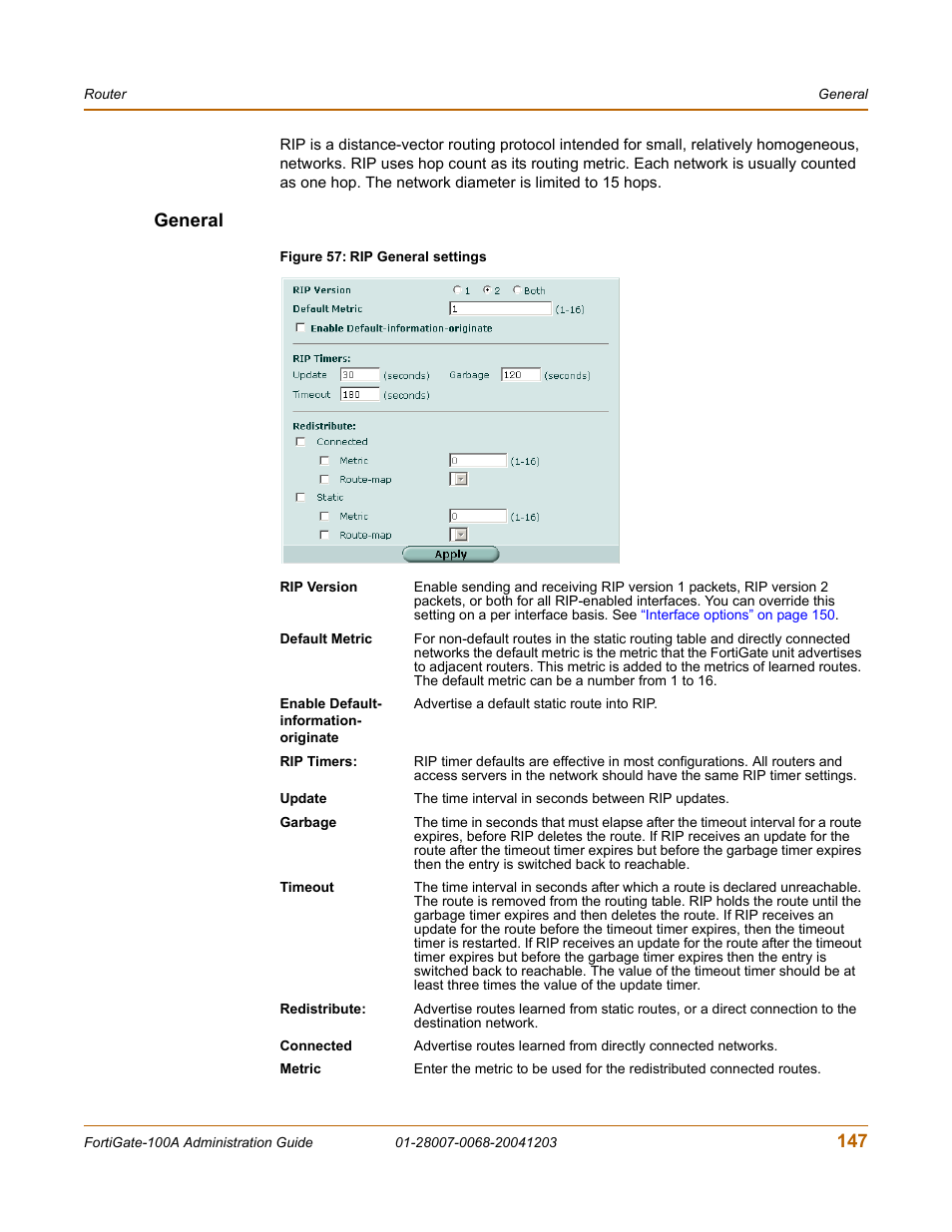 General | Fortinet 100A User Manual | Page 147 / 374