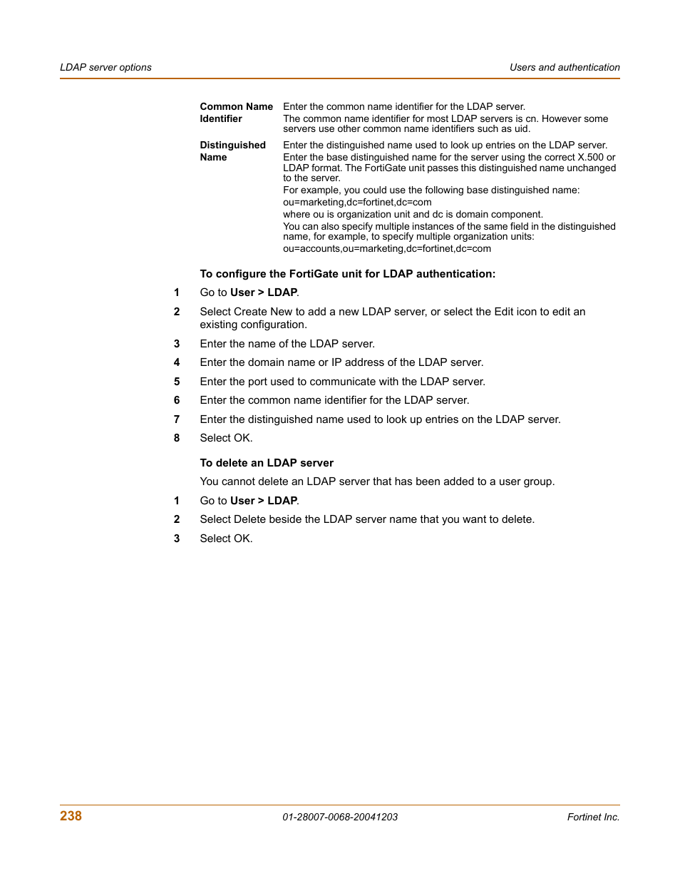 Fortinet 100A User Manual | Page 238 / 374