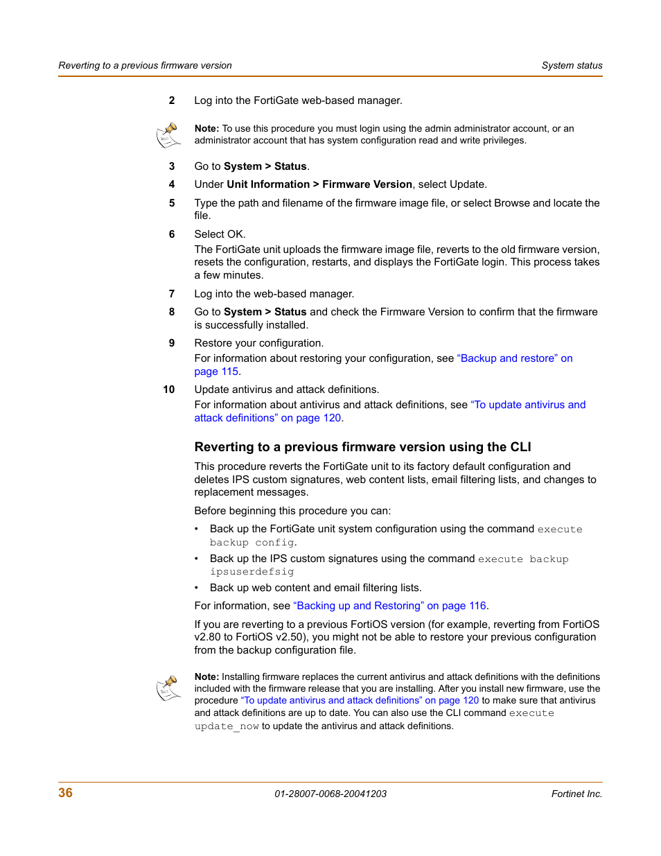 Fortinet 100A User Manual | Page 36 / 374