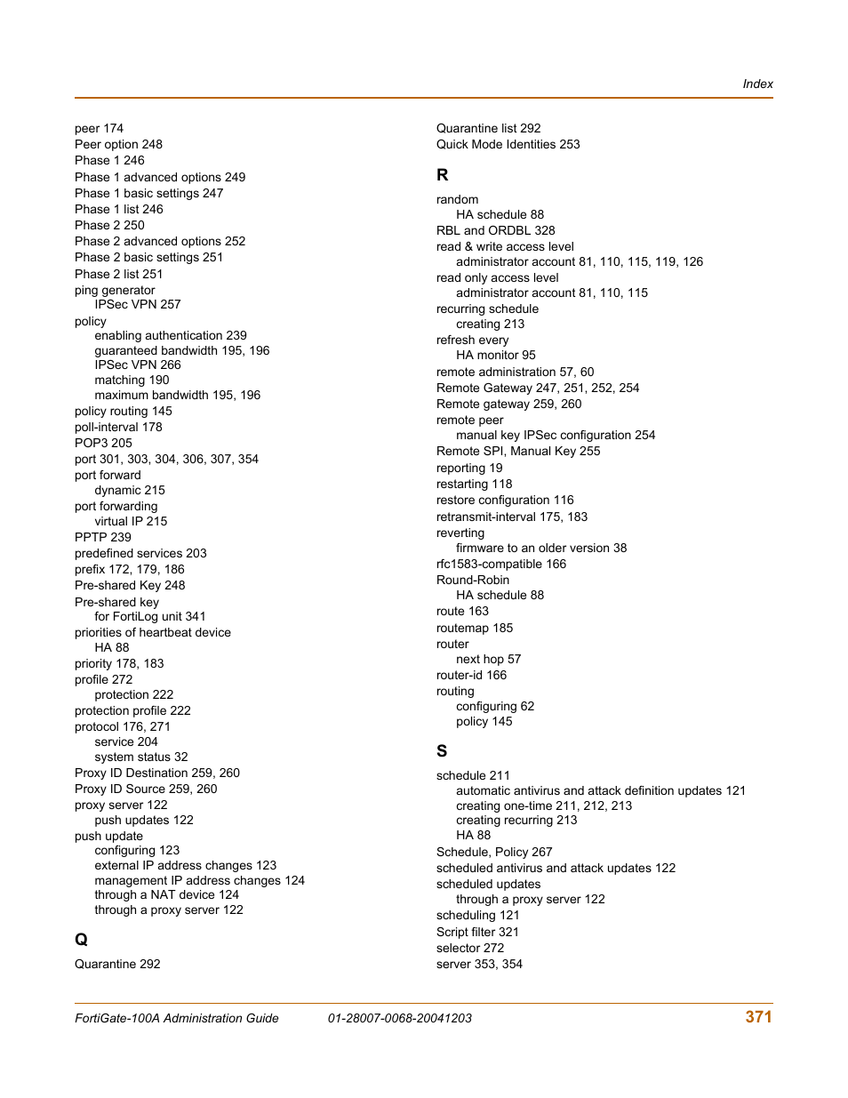 Fortinet 100A User Manual | Page 371 / 374