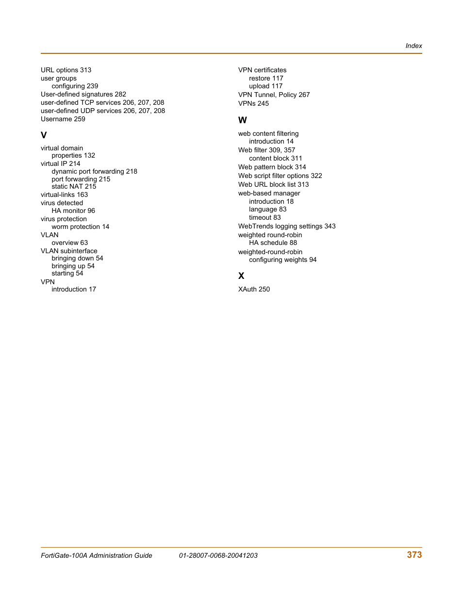 Fortinet 100A User Manual | Page 373 / 374