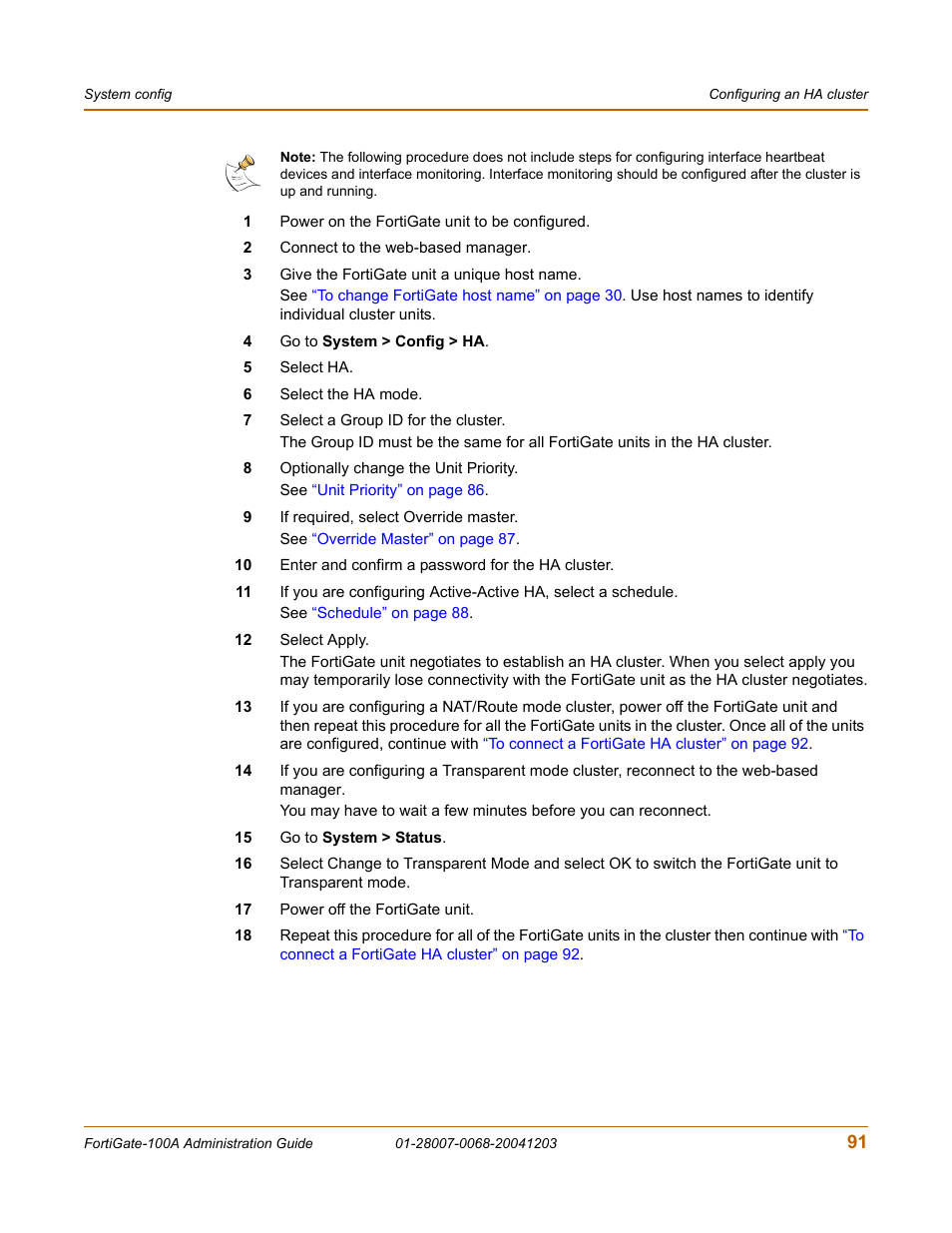 Fortinet 100A User Manual | Page 91 / 374