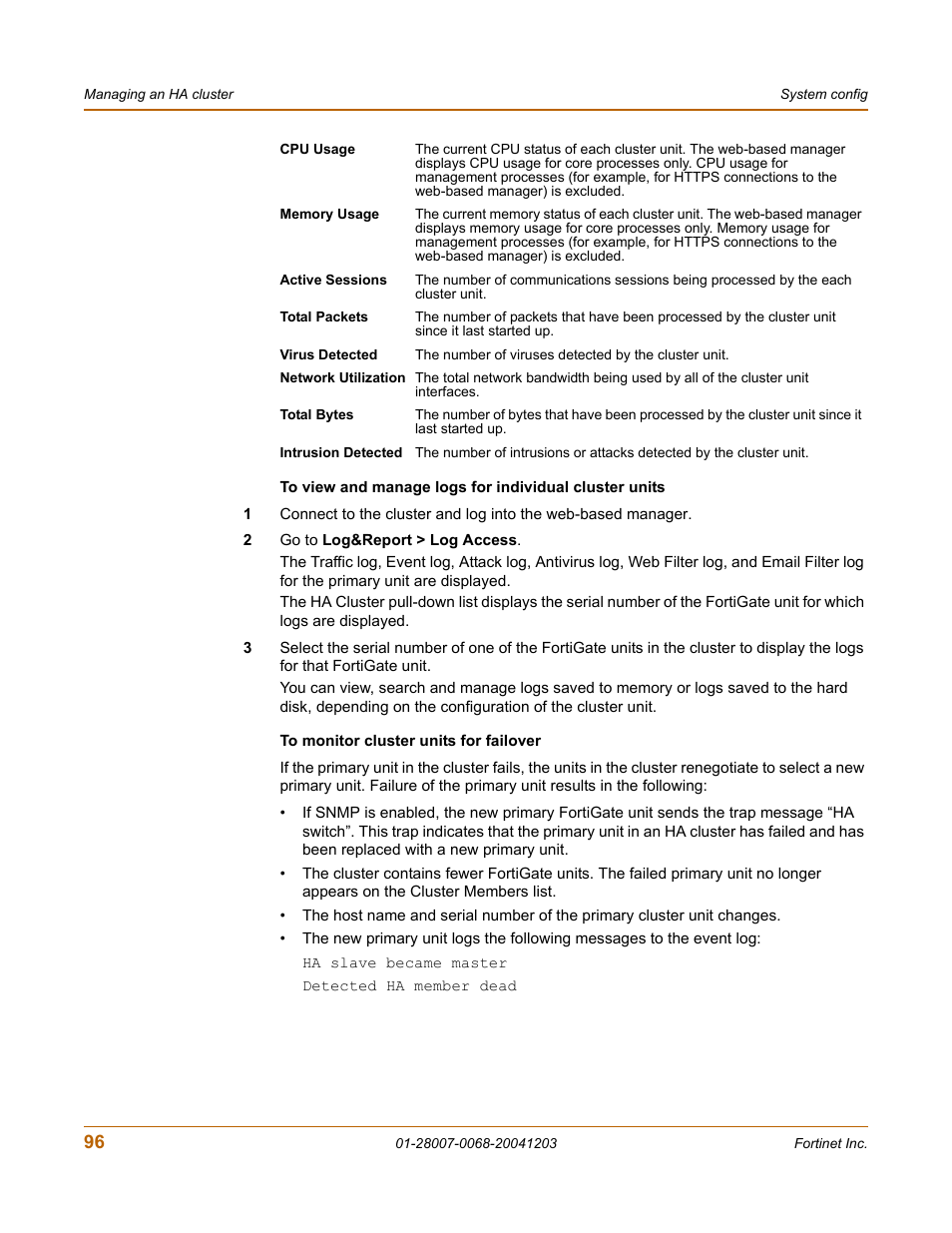 Fortinet 100A User Manual | Page 96 / 374