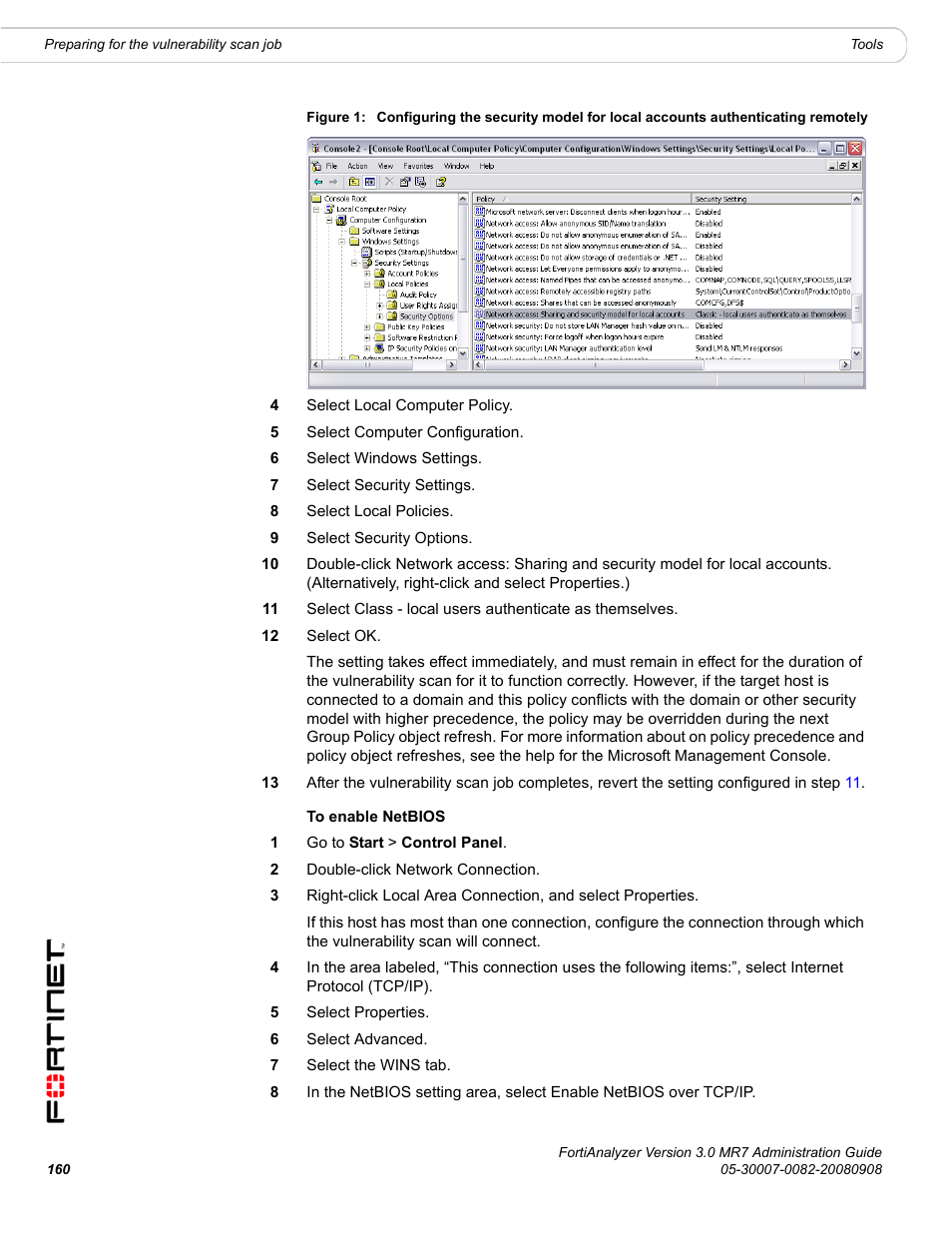 Fortinet FortiAnalyzer 3.0 MR7 User Manual | Page 170 / 234