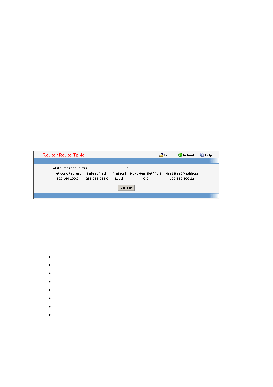 7 managing route table, 1 viewing router route table | Fortinet 548B User Manual | Page 821 / 969