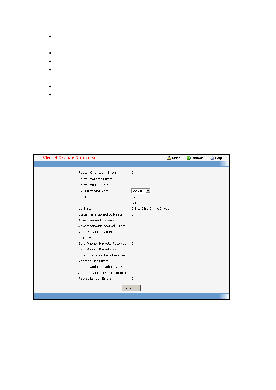 9 viewing virtual router statistics | Fortinet 548B User Manual | Page 834 / 969