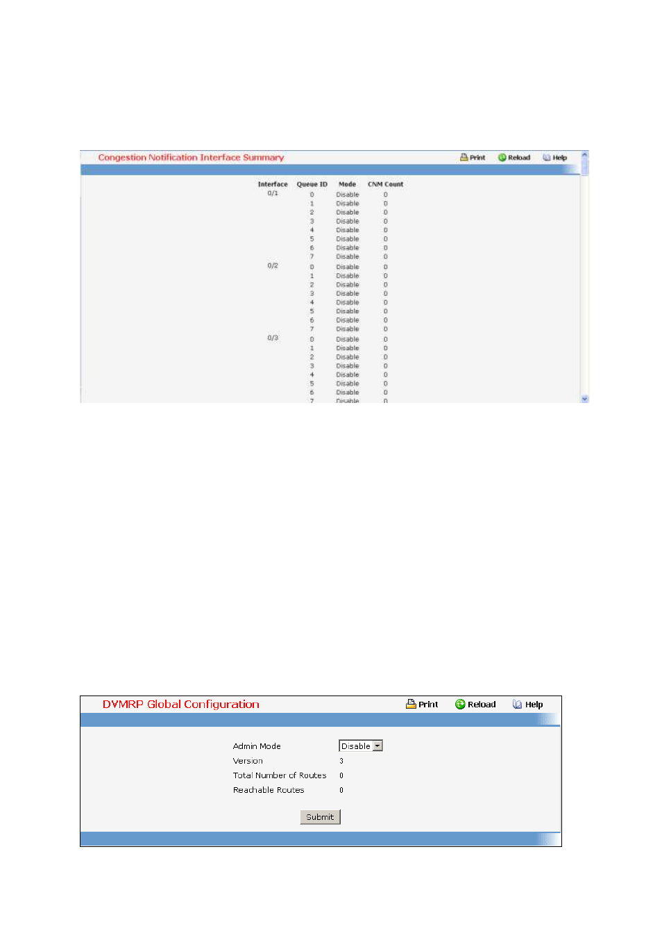 8 ipv4 multicast menu, 1 managing dvmrp protocol, Ipv4 multicast menu | Fortinet 548B User Manual | Page 926 / 969