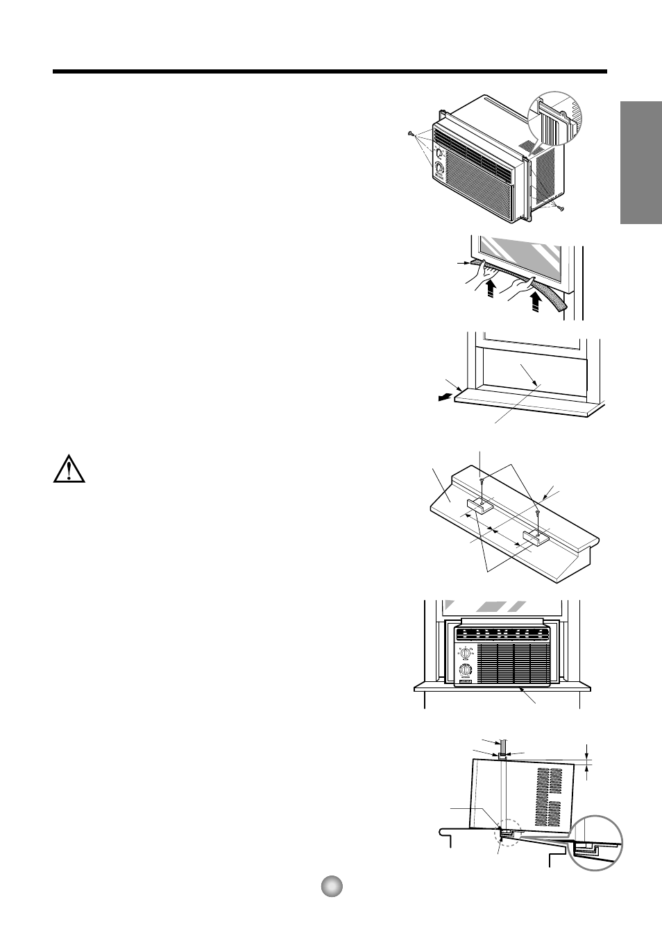 Installation instructions, English, A. before installation | B. begin installation, Caution | Friedrich ZStar User Manual | Page 11 / 43