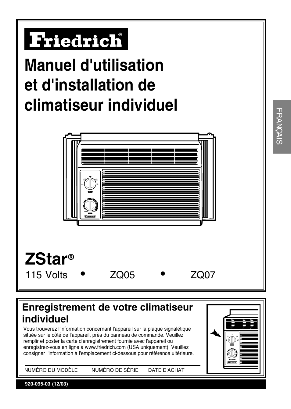 Zstar | Friedrich ZStar User Manual | Page 15 / 43