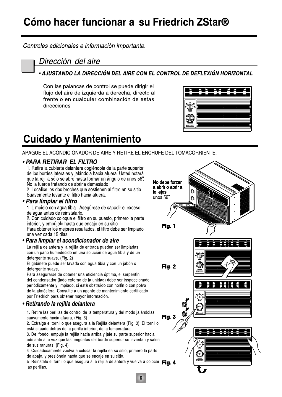 Friedrich ZStar User Manual | Page 36 / 43