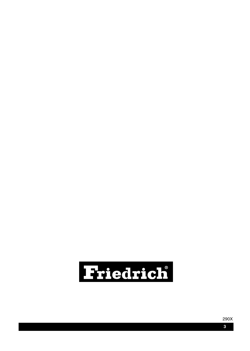 Friedrich air conditioning co | Friedrich ZStar User Manual | Page 43 / 43