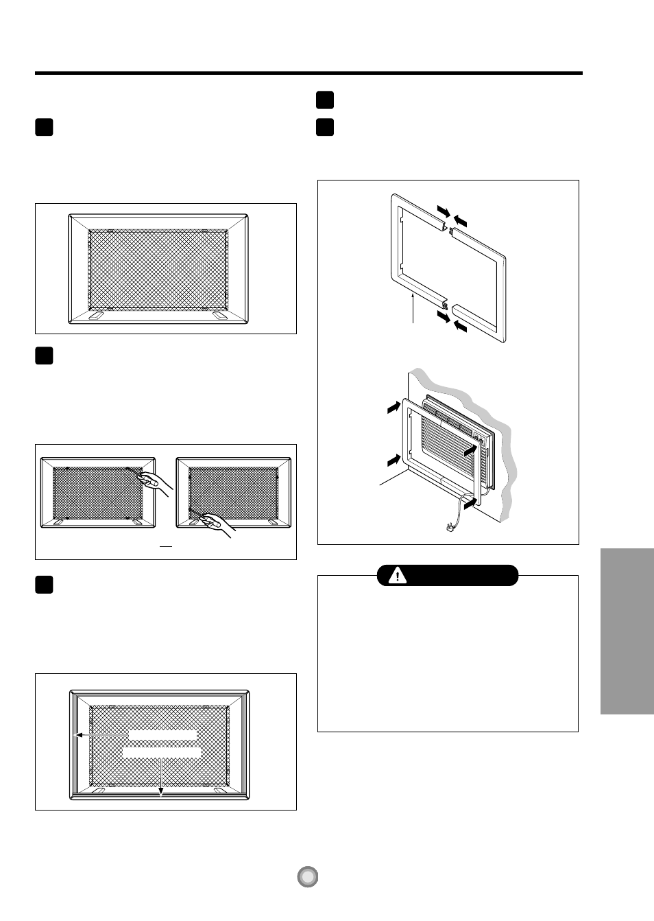 Features and installation procedure a, Caution | Friedrich 230 Volts US10 User Manual | Page 13 / 61