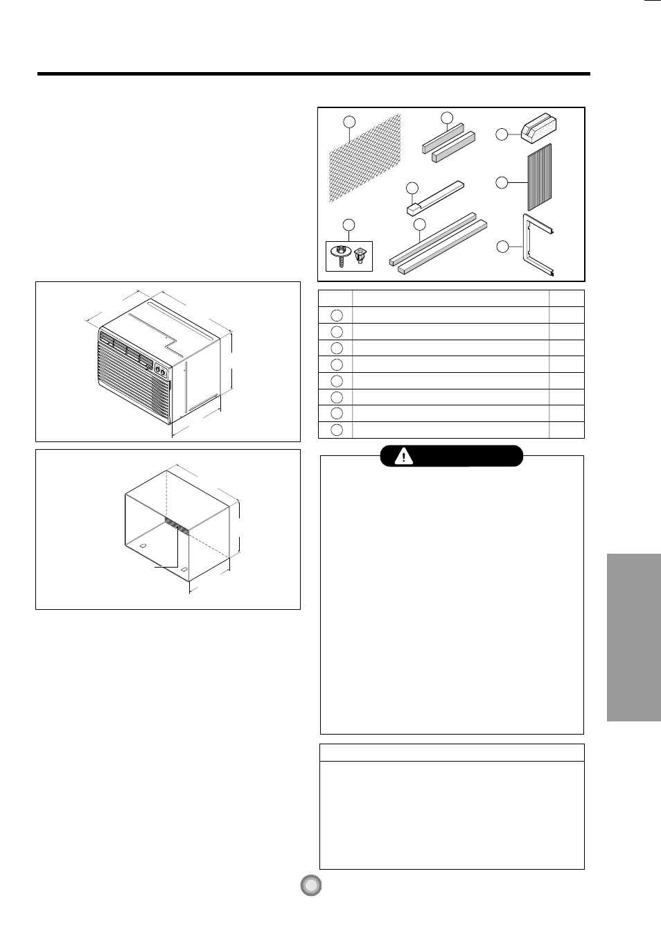 Installation, Dispositifs & installation, Conditions d’installation | Attention | Friedrich 230 Volts US10 User Manual | Page 31 / 61