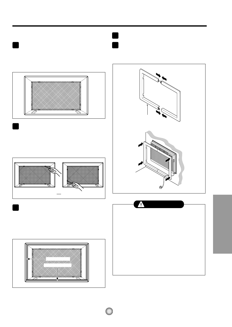 Dispositifs & installation procedure a, Attention | Friedrich 230 Volts US10 User Manual | Page 33 / 61