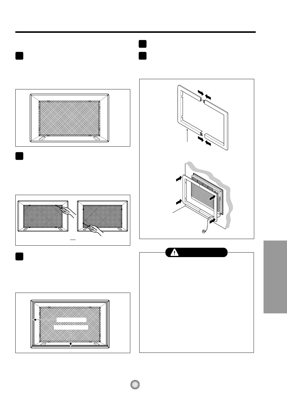 Funciones e instalación procedimiento a, Atención | Friedrich 230 Volts US10 User Manual | Page 53 / 61
