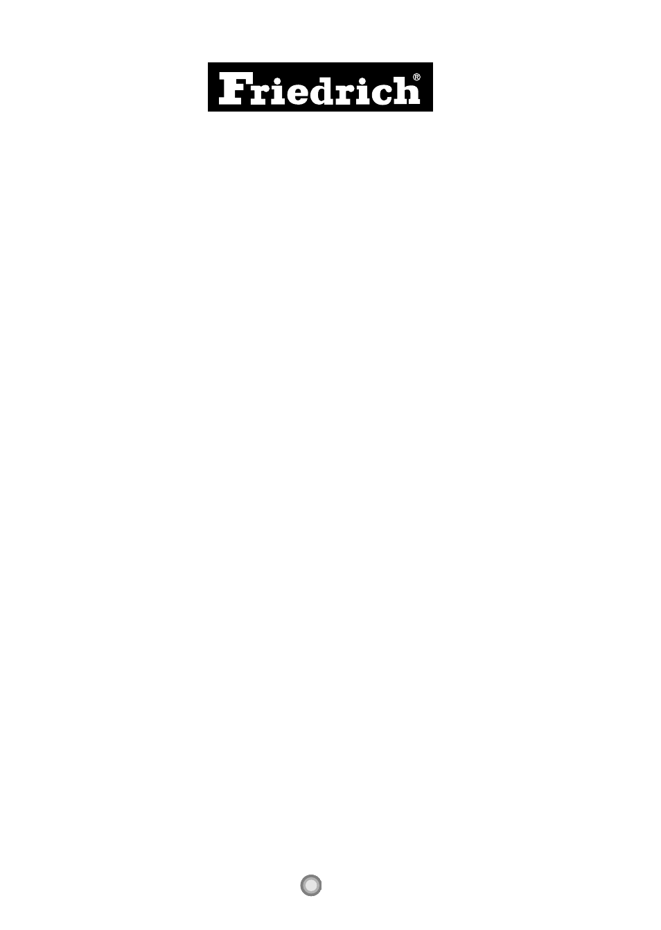 Friedrich air conditioning co | Friedrich 230 Volts US10 User Manual | Page 59 / 61