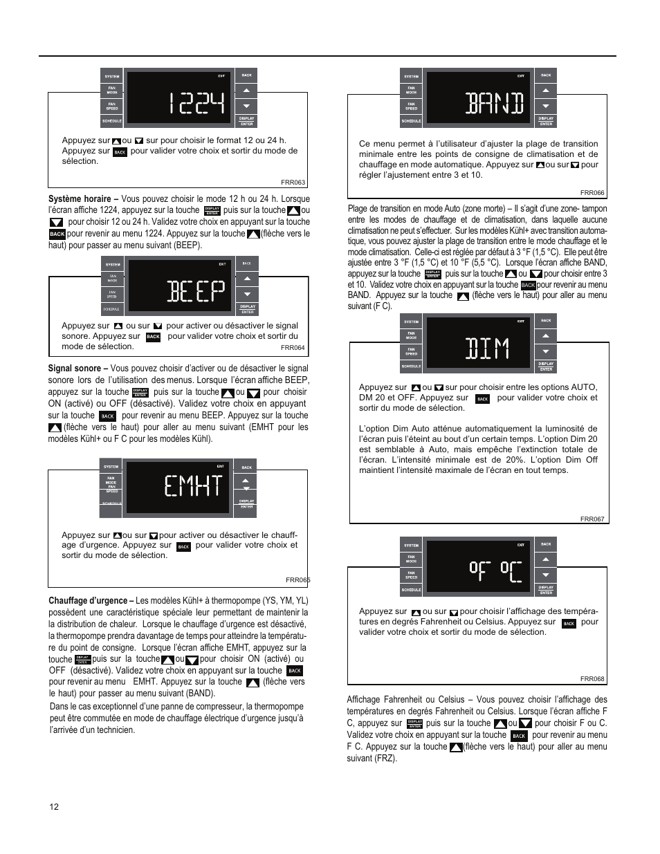 Friedrich ES15M33 User Manual | Page 100 / 132