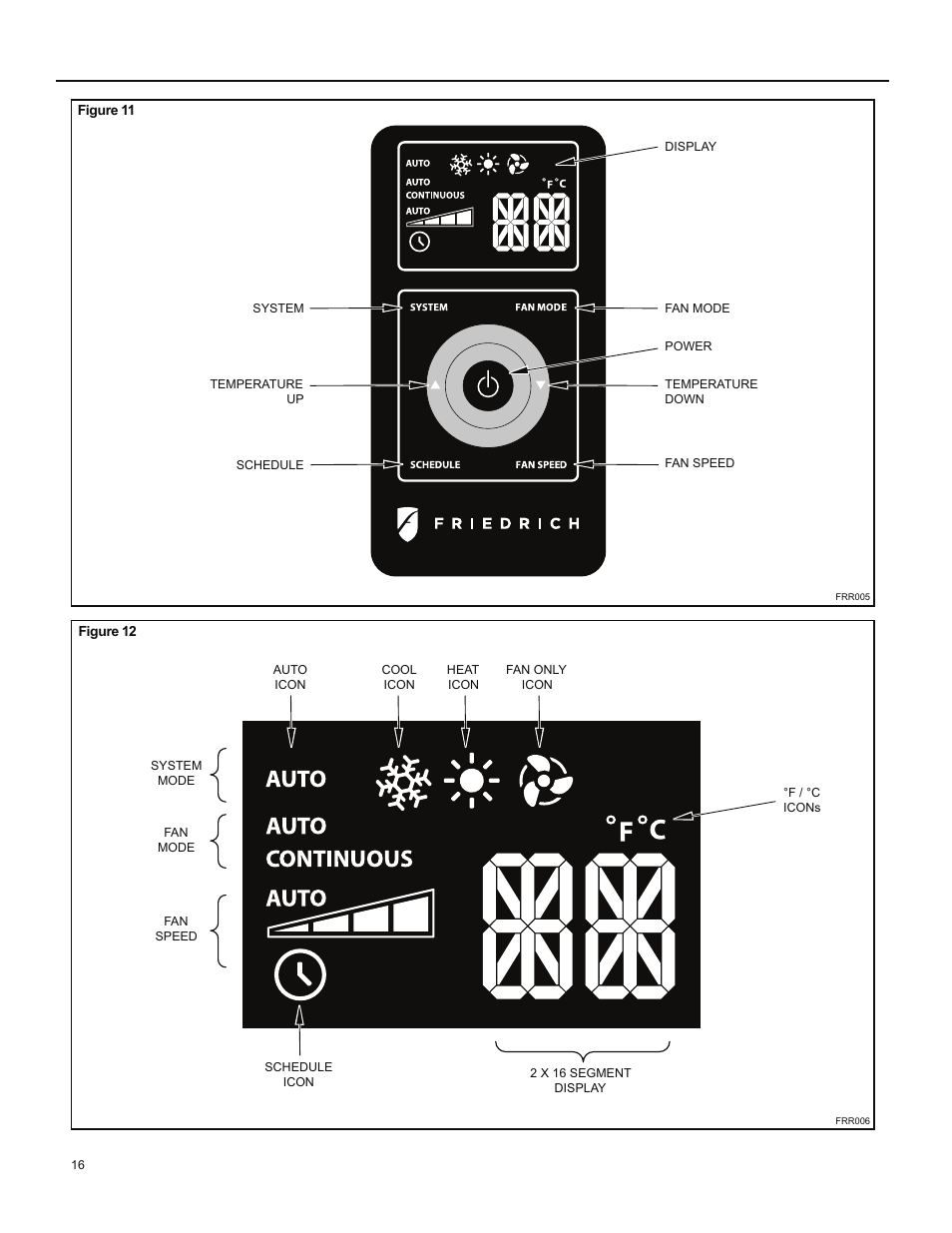 Friedrich ES15M33 User Manual | Page 16 / 132