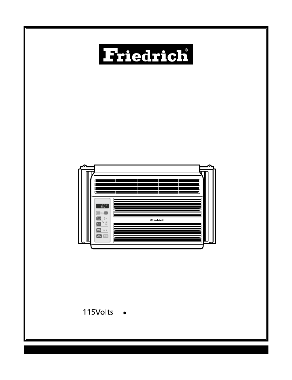 Friedrich KP05A10 KP06A10 User Manual | 27 pages