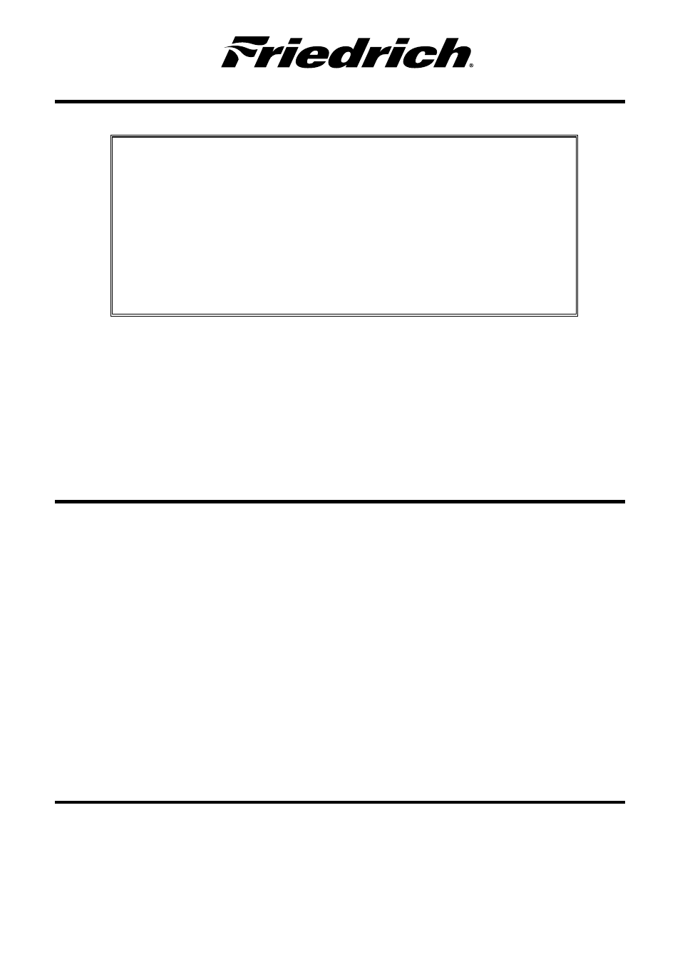 Friedrich CP05 CP Line User Manual | Page 16 / 43