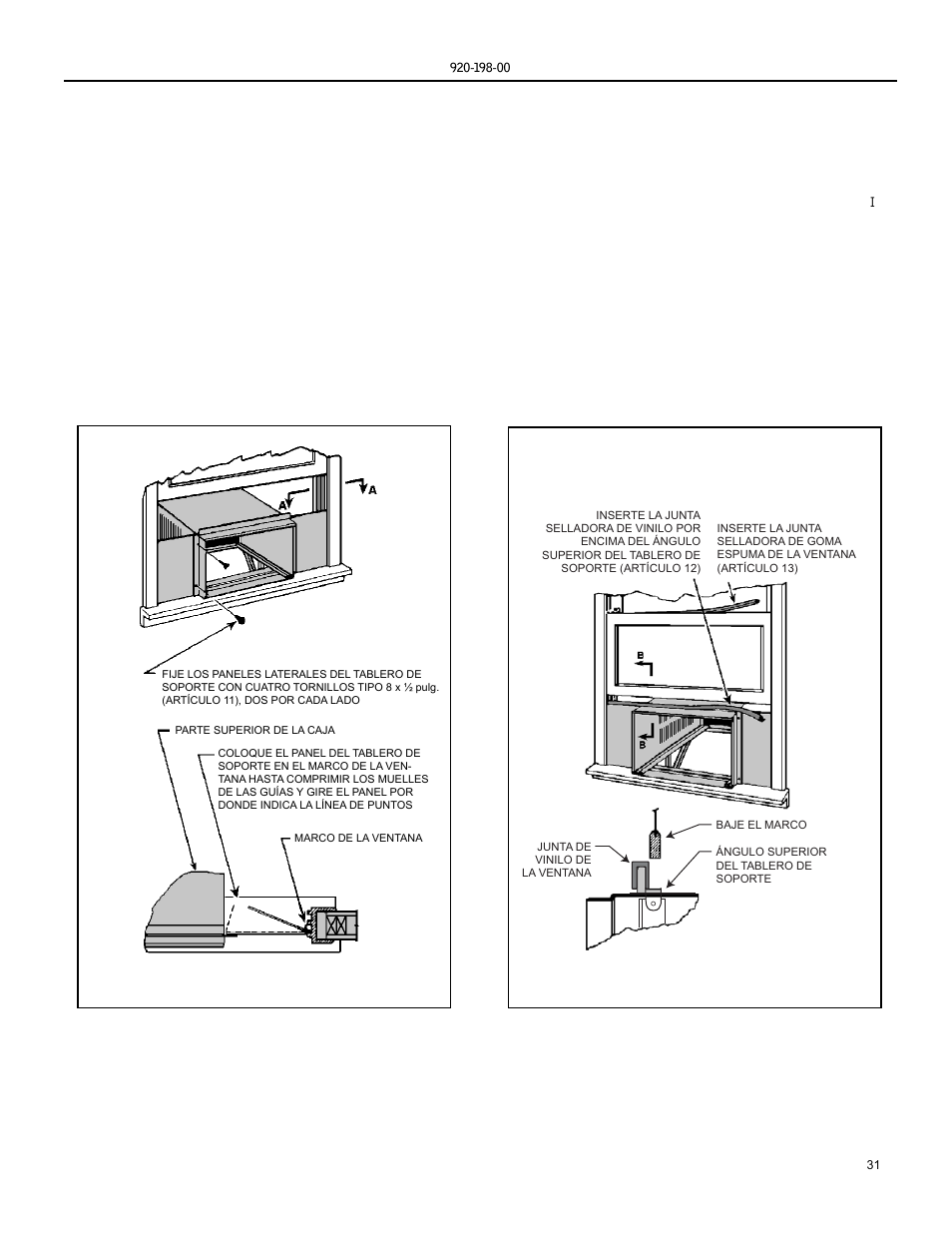 Sección a - a, Sección b - b | Friedrich KS15 User Manual | Page 31 / 56