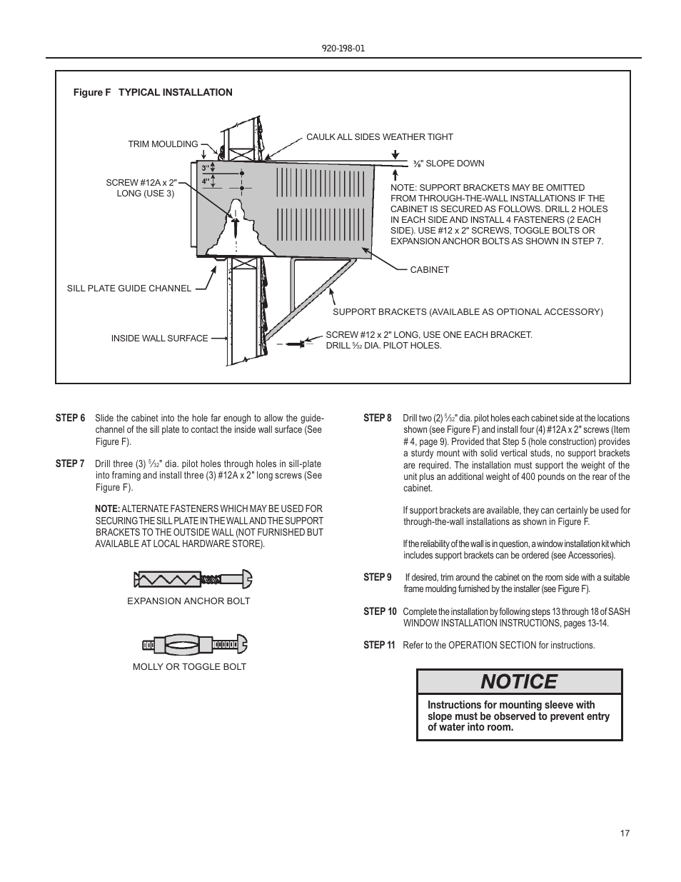 Notice | Friedrich KM18 User Manual | Page 17 / 56