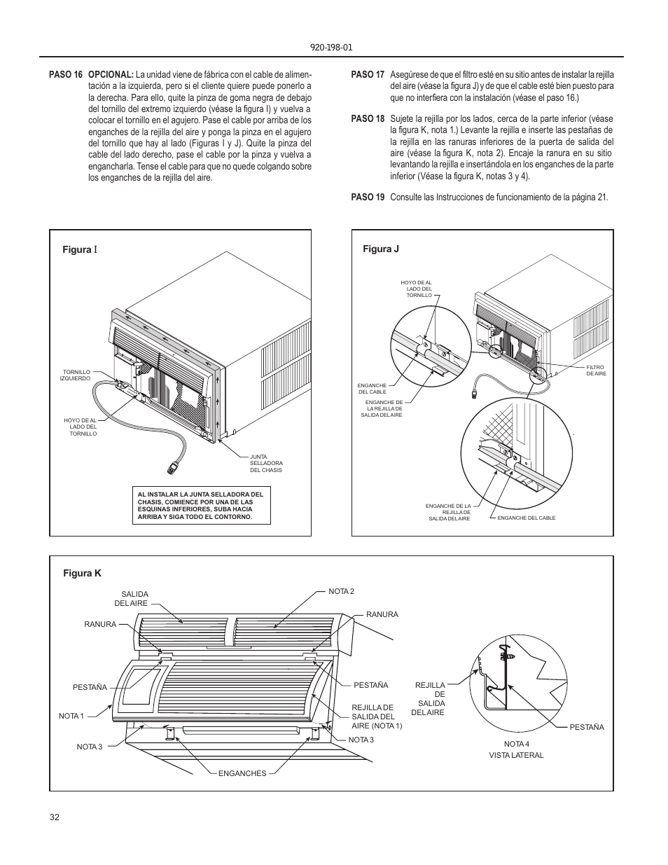 Figura k | Friedrich KM18 User Manual | Page 32 / 56