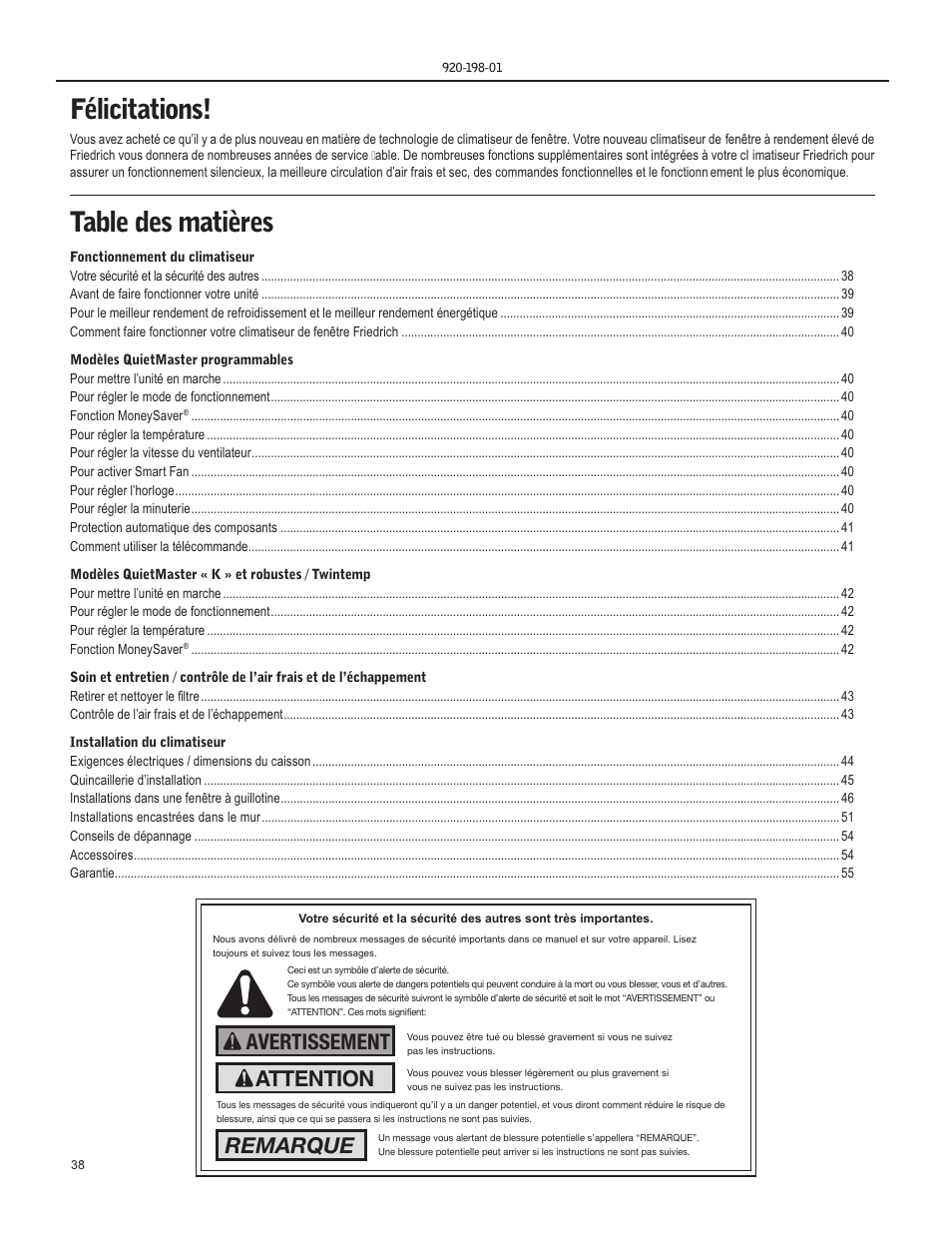 Friedrich KM18 User Manual | Page 38 / 56