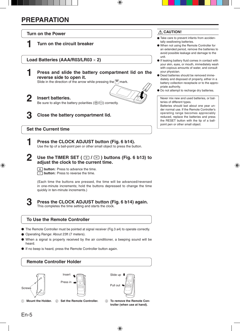 Preparation, En-5 | Friedrich 9315345288 User Manual | Page 6 / 52