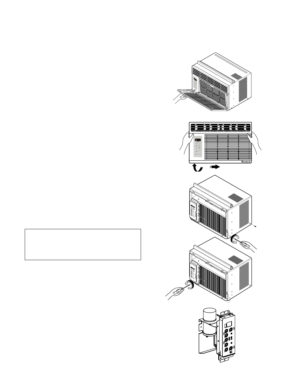 Disassembly instructions, 1 mechanical parts | Friedrich CP05N10A User Manual | Page 5 / 22