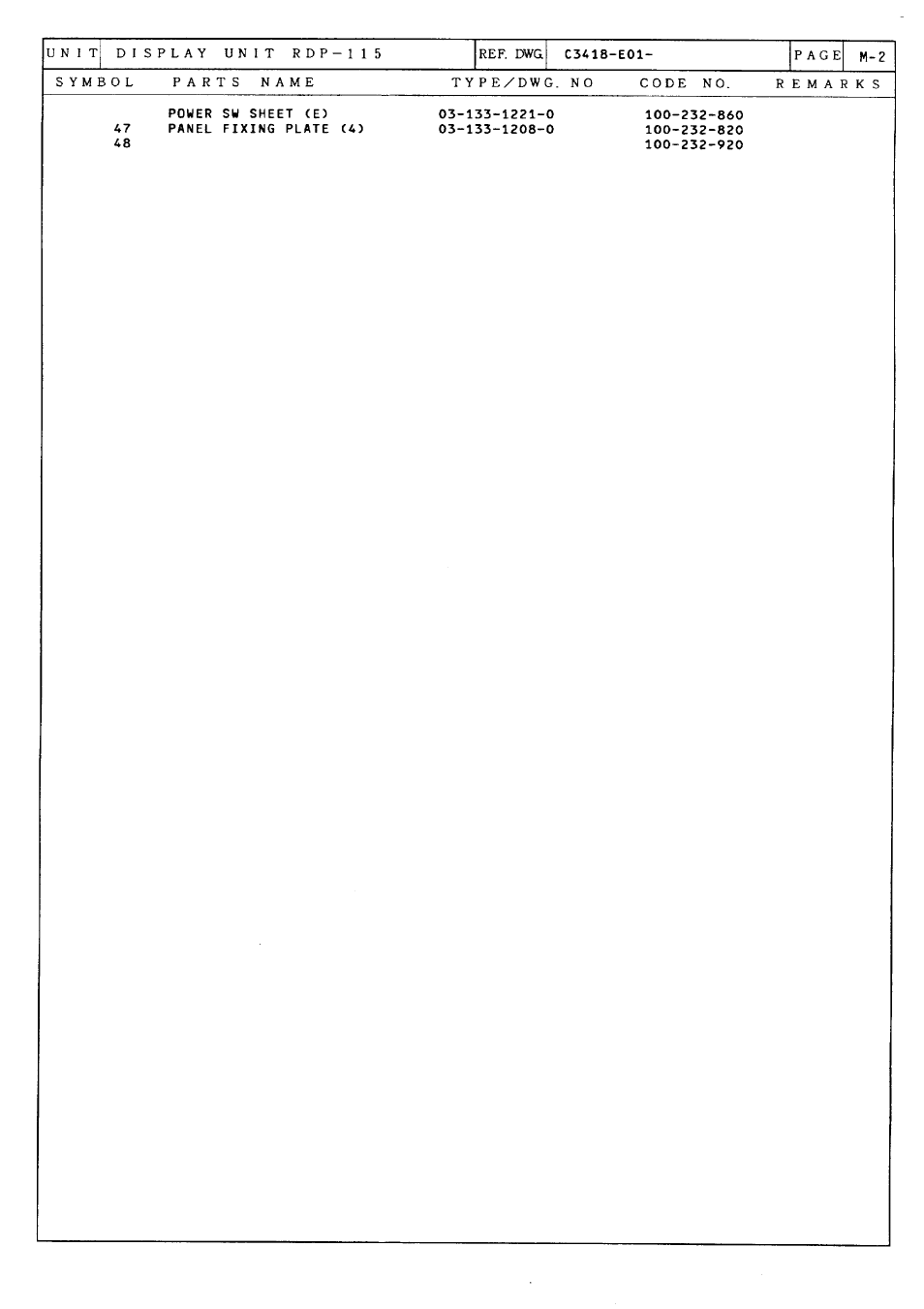 Furuno FR-2805 Series User Manual | Page 115 / 169
