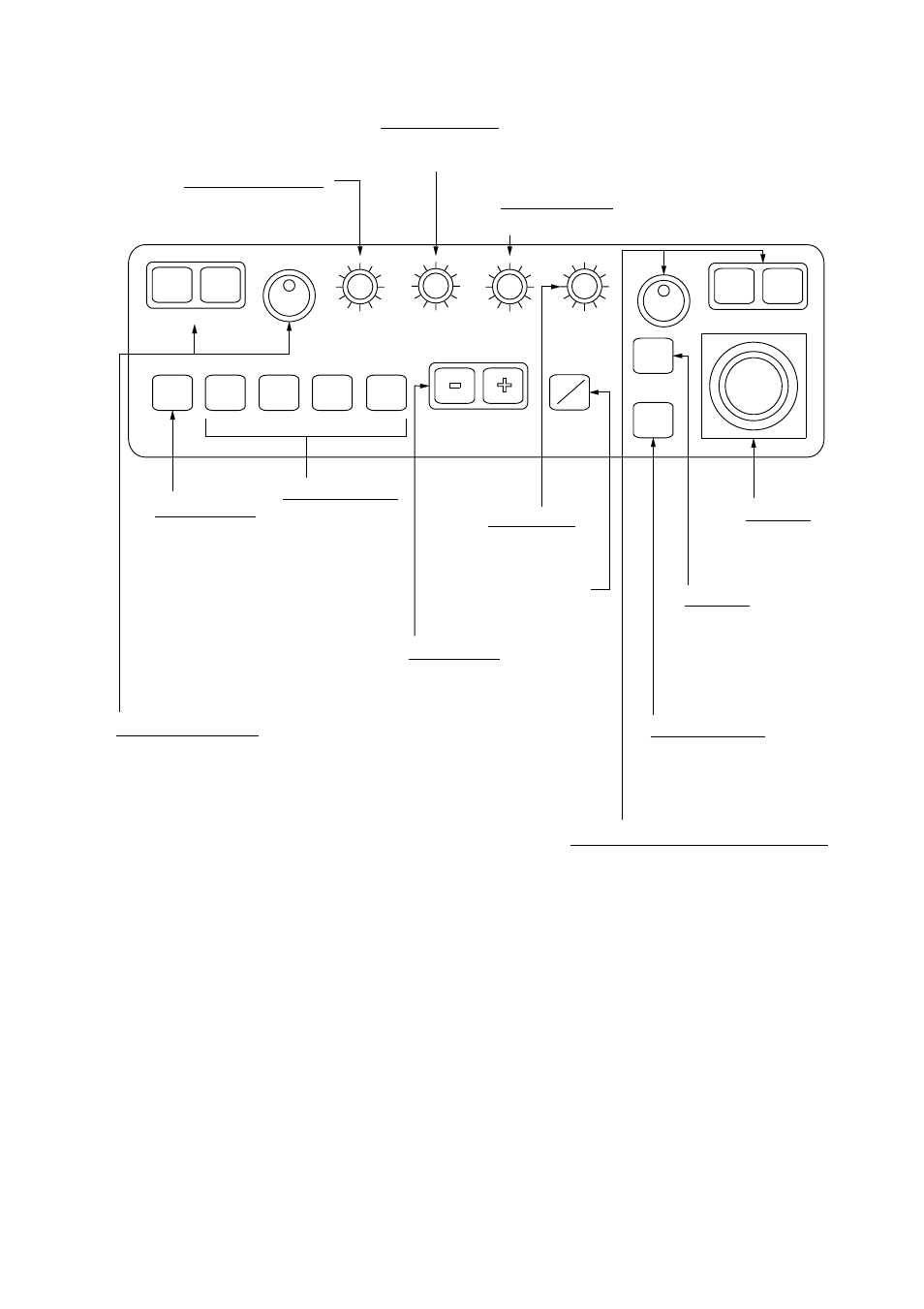 Main control panel | Furuno FR-2805 Series User Manual | Page 18 / 169