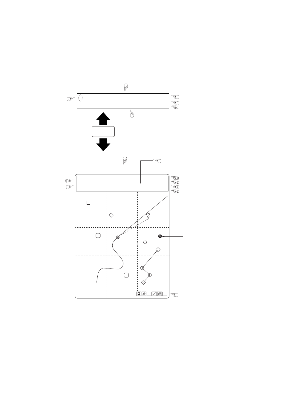 18 plot mode displays, Plot display when cursor is on, Plot | Furuno GP-3300 User Manual | Page 29 / 137
